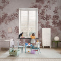 Apple Bloom, Pink Mural Wallpaper - room preview 02