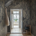 Grapevine Silhouette, Blue Mural Wallpaper - room preview 02