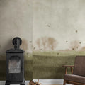 Scandinavian Landscape, Green Mural Wallpaper - room preview 02