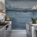 Crystal Water, Blue Mural Wallpaper - room preview 02