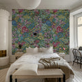 Floral Garden, Summer Mural Wallpaper - room preview 02