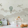 Fly Away, Pastel Mural Wallpaper - room preview 02