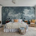 Mirage Repeatable, Blue Mural Wallpaper - room preview 02