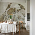 Flower Petals, Vintage Mural Wallpaper - room preview 02