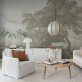 Vintage Tree, Beige Mural Wallpaper - room preview 02