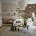 Vintage Tree, Rust Mural Wallpaper - room preview 02