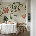 Romantic Garden, Pink Mural Wallpaper - room preview 02