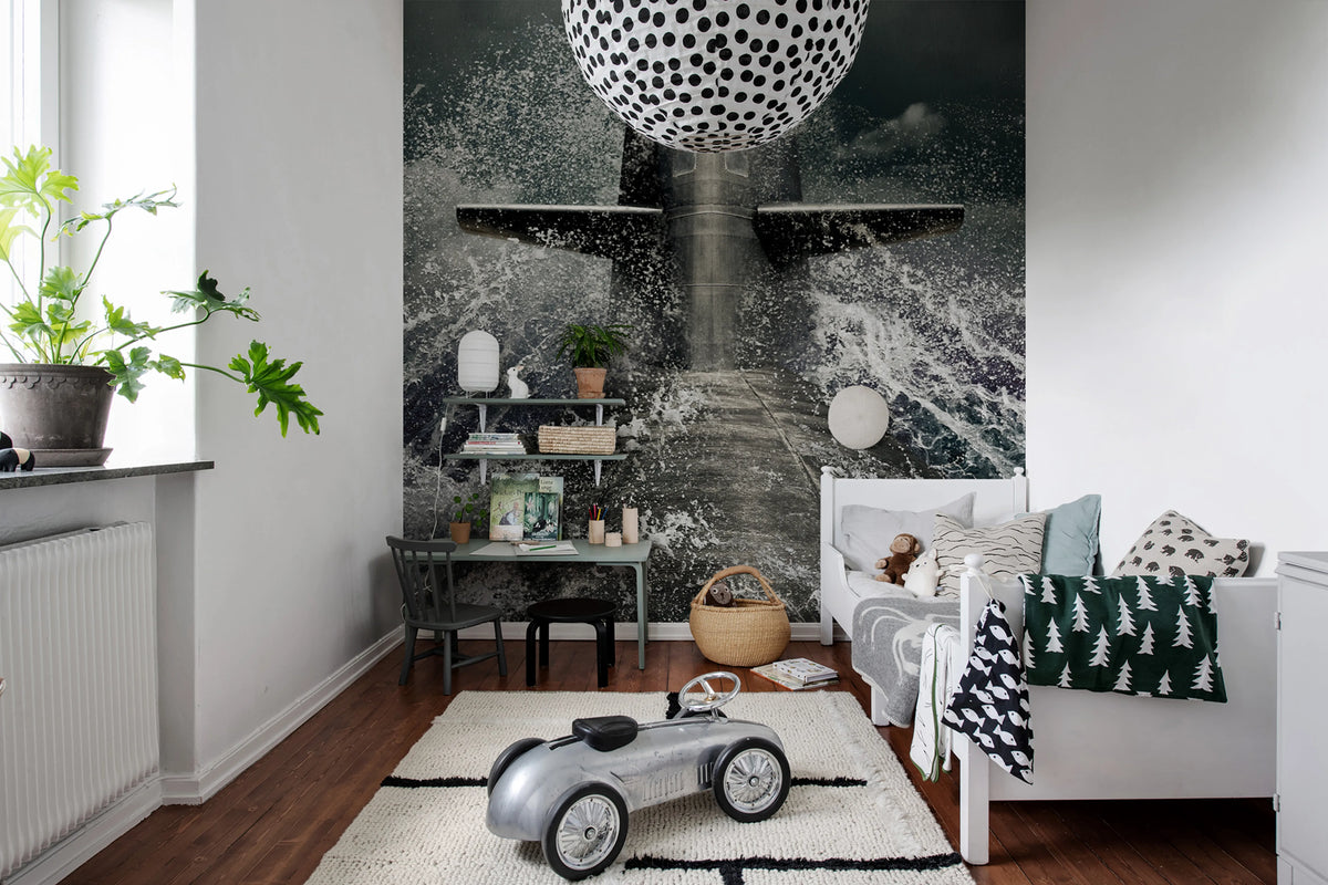 Submarine Mural Wallpaper - room preview 02