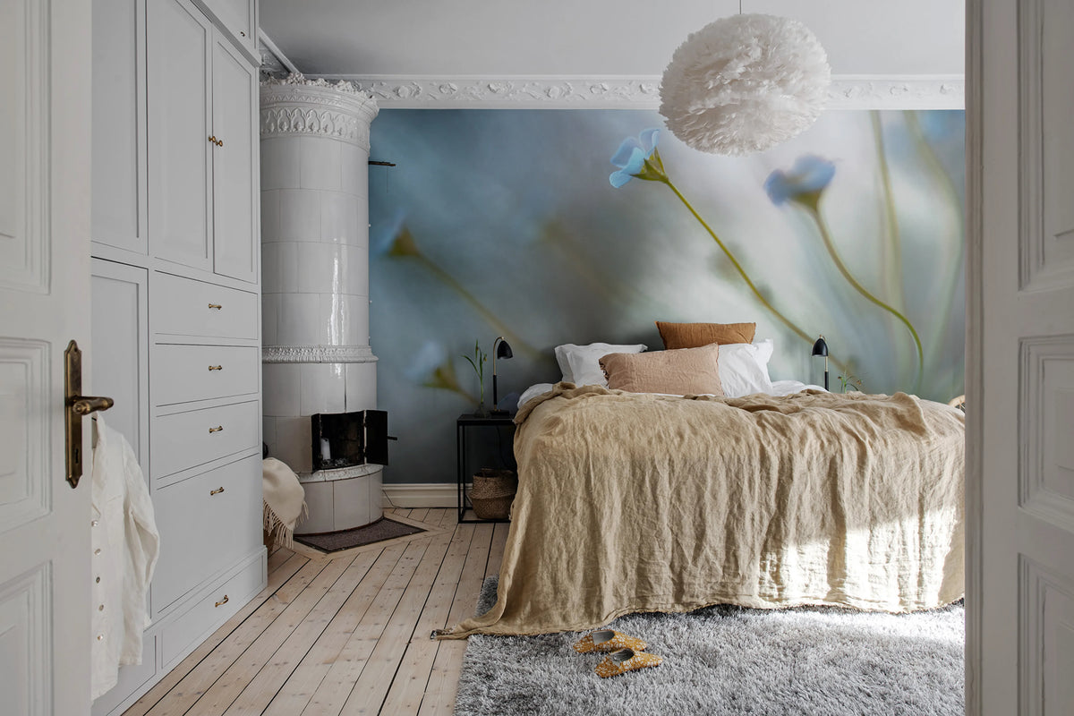 Forget Me Not Mural Wallpaper - room preview 02