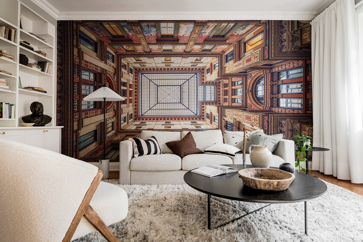 Roof Mural Wallpaper - room preview 02