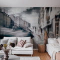 City Pulse Mural Wallpaper - room preview 02