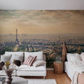 Paris Panorama Mural Wallpaper - room preview 02