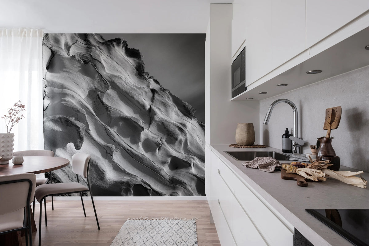 Sandstone Cliffs Mural Wallpaper - room preview 02