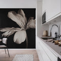 Dramatic Flower Mural Wallpaper - room preview 02