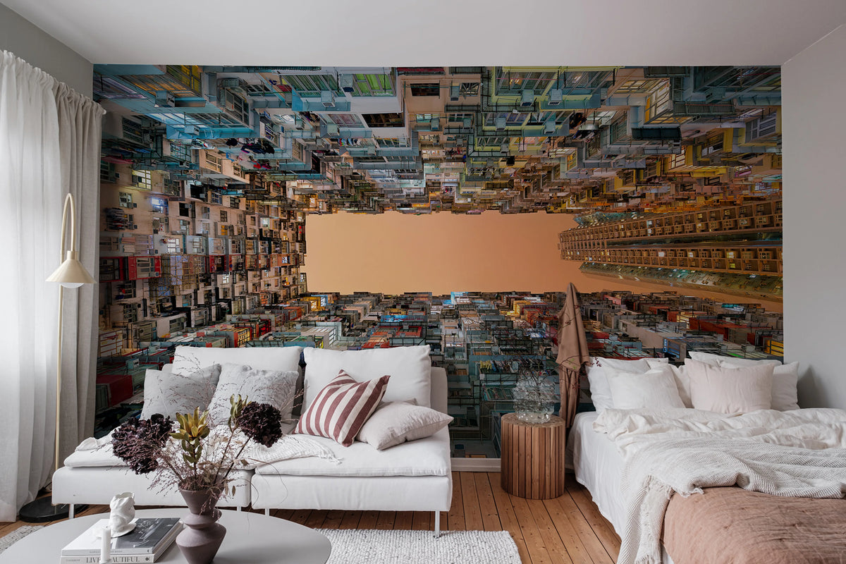 Upside Down Mural Wallpaper - room preview 02