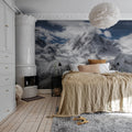 Cloudy Mountains Mural Wallpaper - room preview 02
