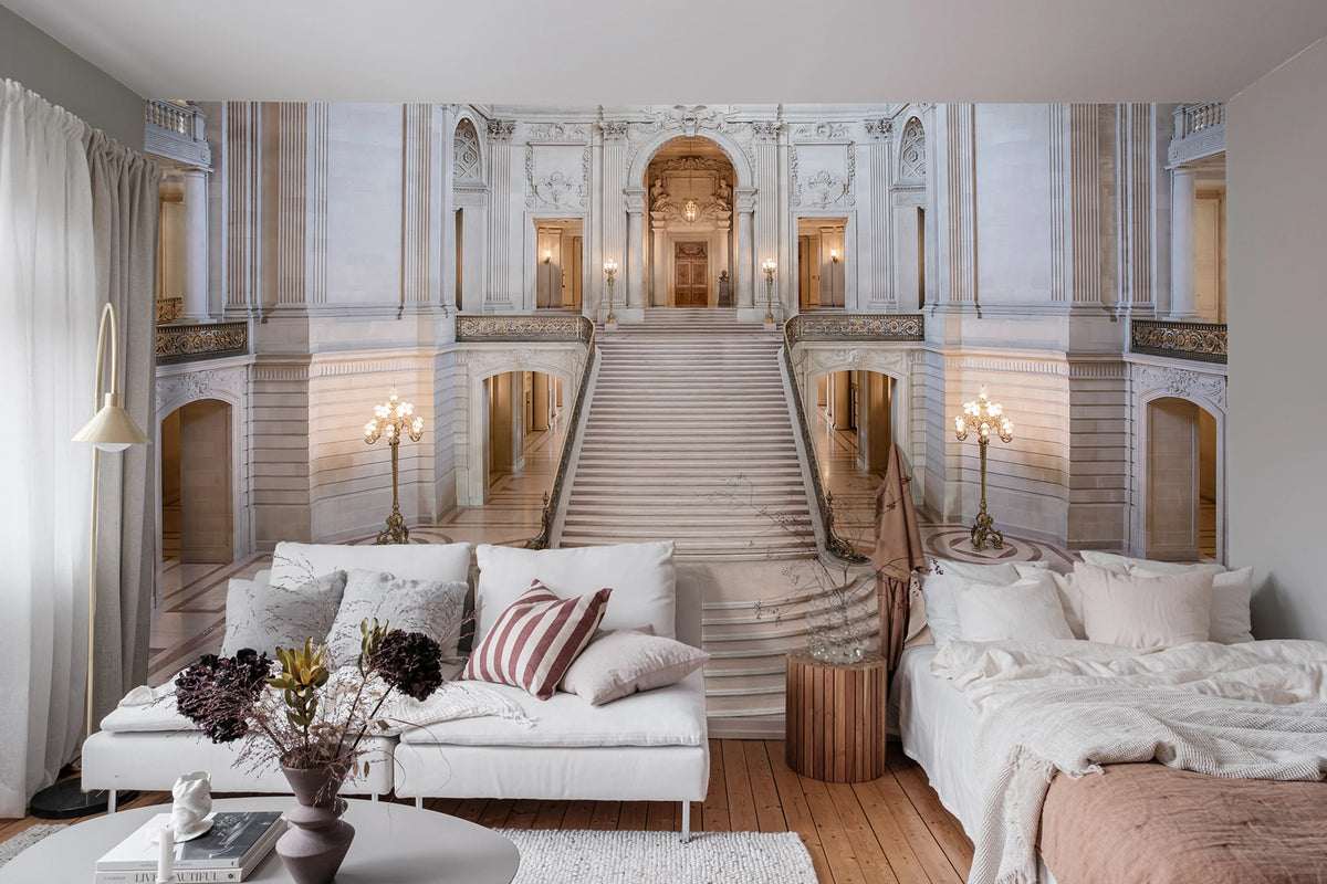 Majestic Staircase Mural Wallpaper - room preview 02
