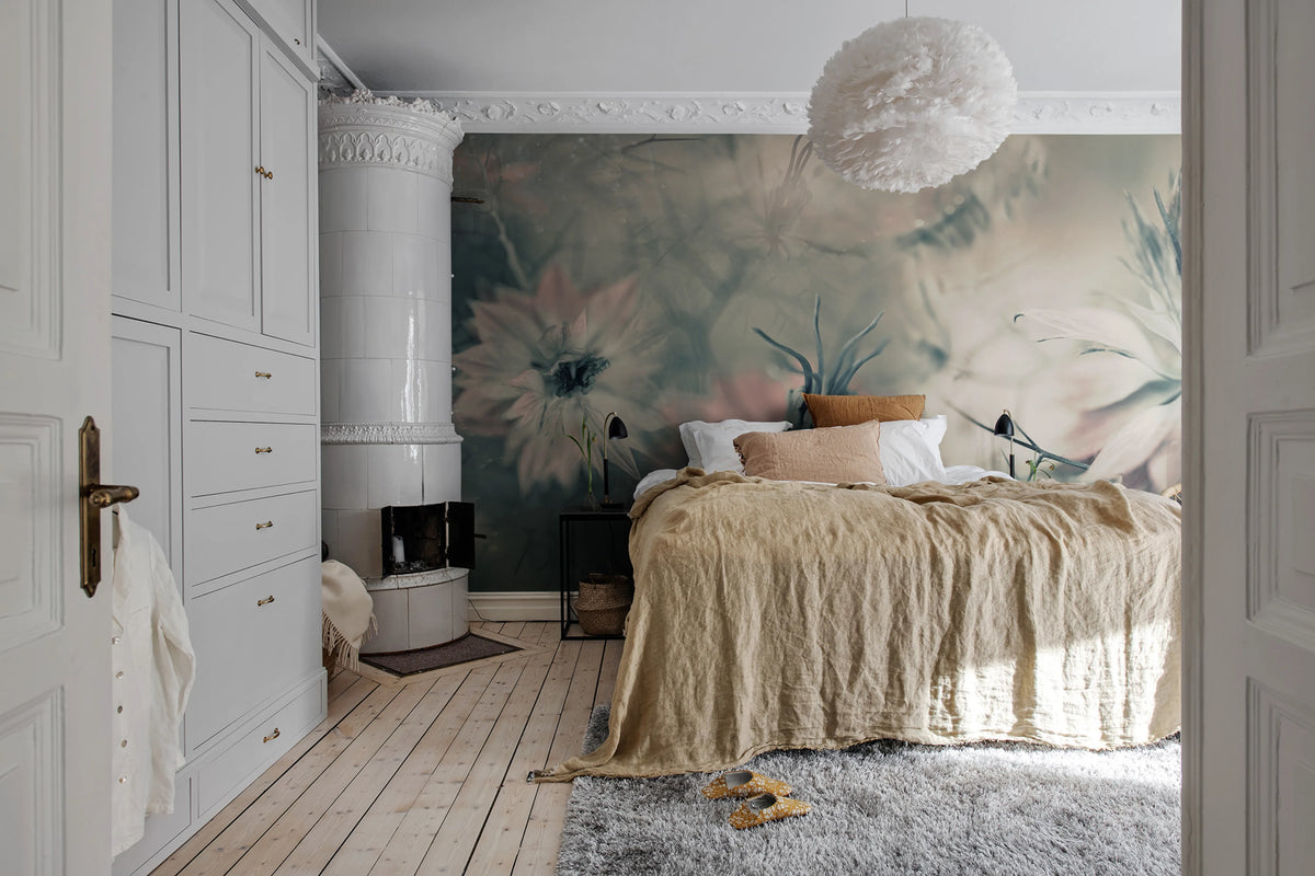 Vintage Blossoms Mural Wallpaper - room preview 02