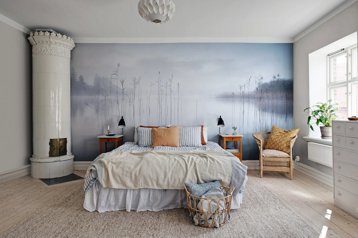 Calm Lake Mural Wallpaper - room preview 02