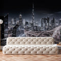 Sparkling City Lights Mural Wallpaper - room preview 02
