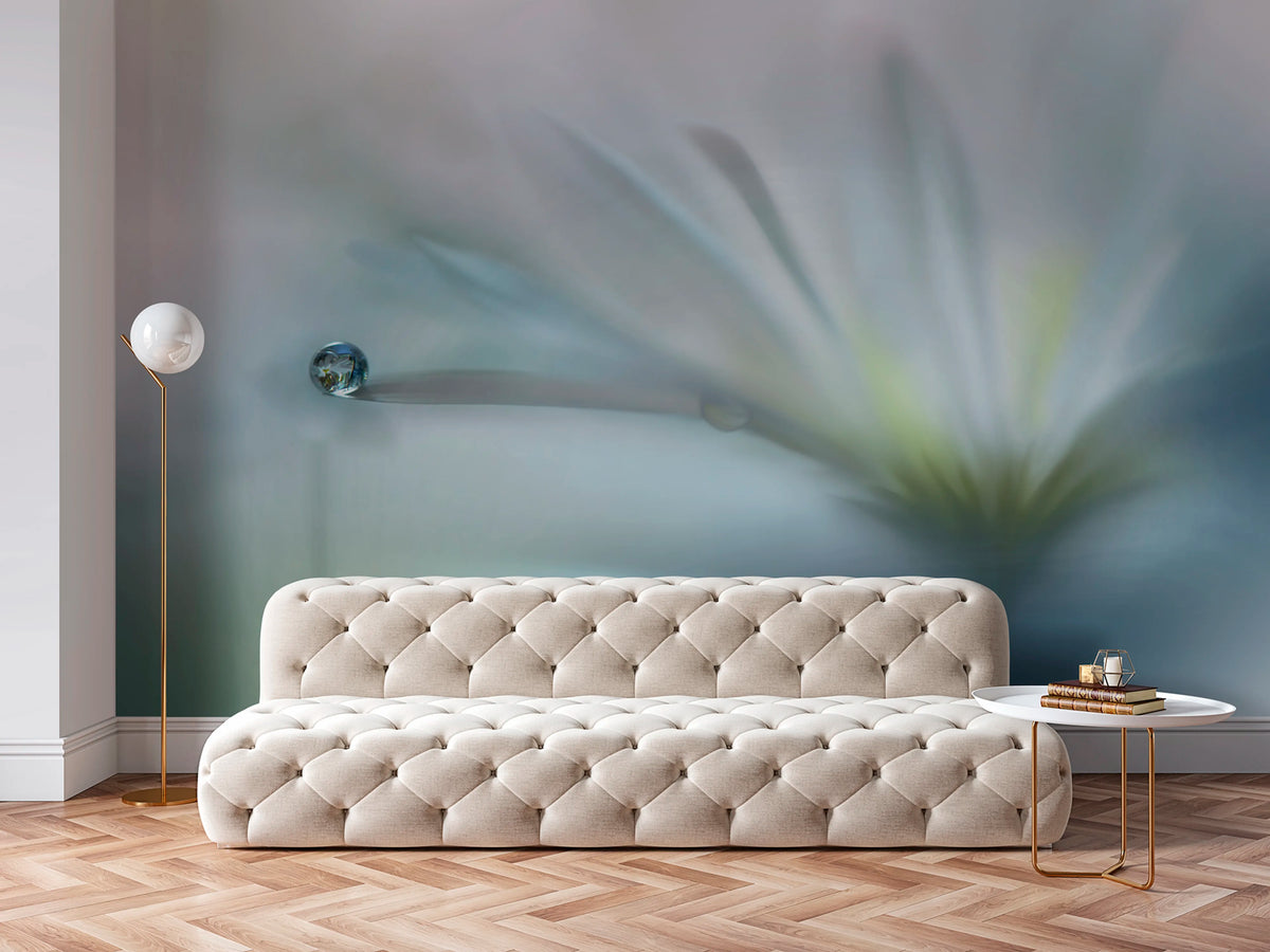 Raindrop Mural Wallpaper - room preview 02