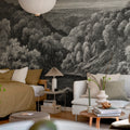 Mystery Lake, Vintage Mural Wallpaper - room preview 02
