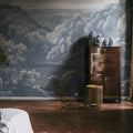 Mystery Lake, Blue Mural Wallpaper - room preview 02