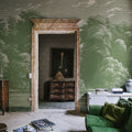 Spring Season, Green Mural Wallpaper - room preview 02