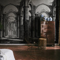 Gothic Arches, Vintage Mural Wallpaper - room preview 02