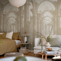 Gothic Arches, Sand Mural Wallpaper - room preview 02
