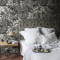 Fairy Tale Castle, Graphite Mural Wallpaper - room preview 02