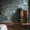 Spruce Forest, Blue Mural Wallpaper - room preview 02