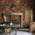 Vintage Flora, Velvet Mural Wallpaper - room preview 02
