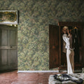 The Path, Green Mural Wallpaper - room preview 02