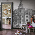 Fairyland, Graphite Mural Wallpaper - room preview 02