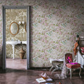 Petit Flora, Soft Pink Mural Wallpaper - room preview 02