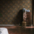 Vintage Garden, Blue Mural Wallpaper - room preview 02