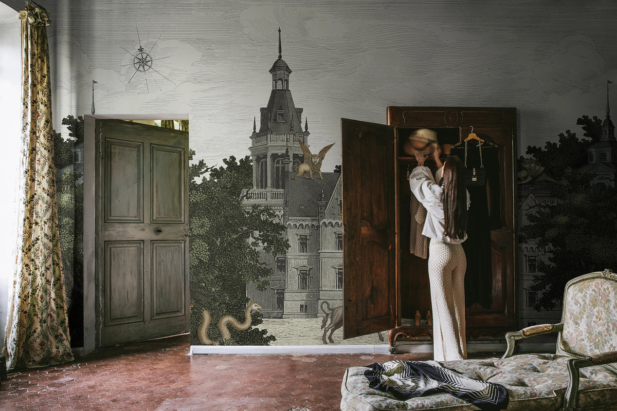 Fairyland, Vintage Mural Wallpaper - room preview 02