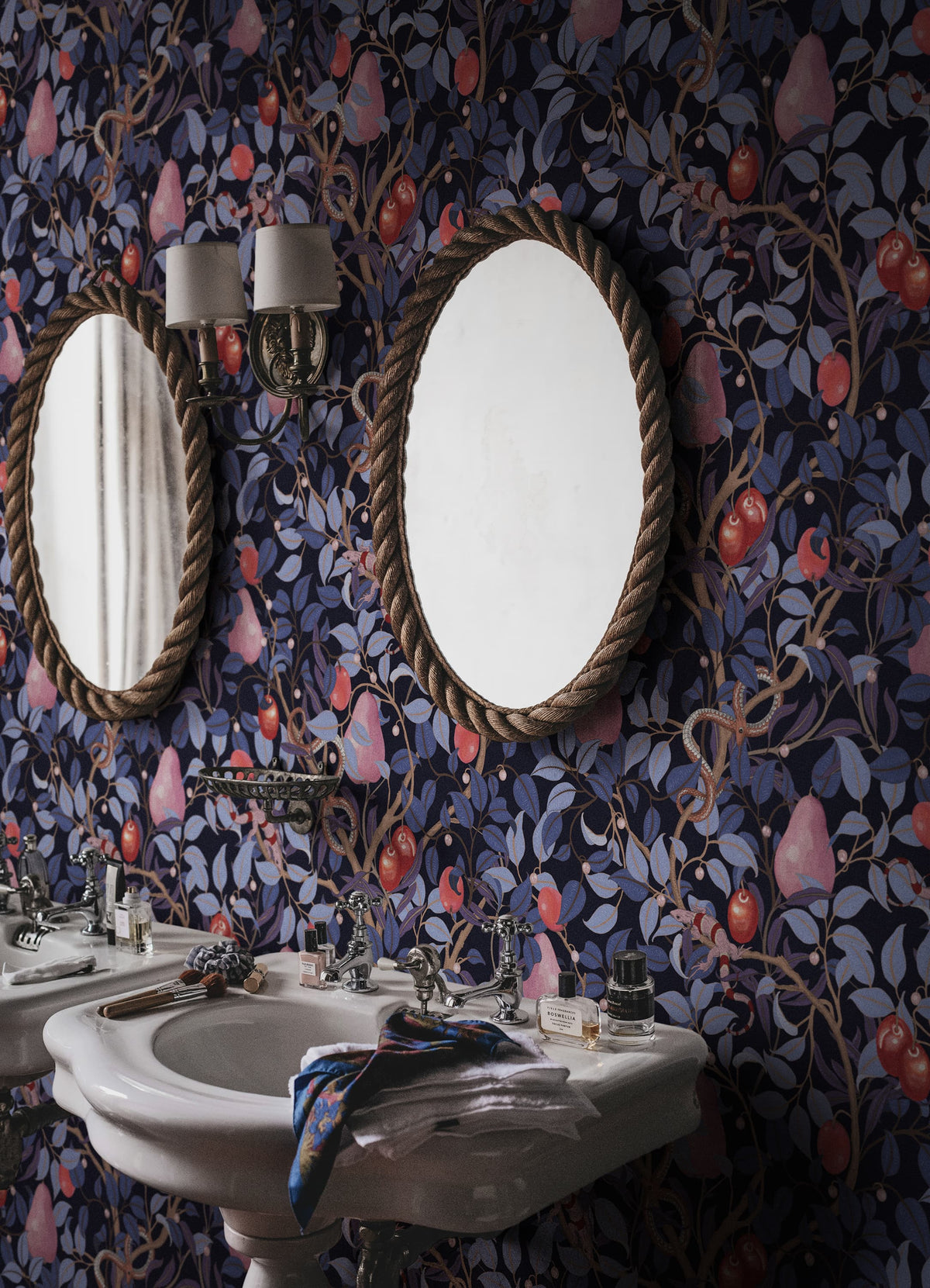 Fruit Garden, Lilac Mural Wallpaper - room preview 02