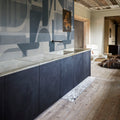 Vaasa, Blue Mural Wallpaper - room preview 02