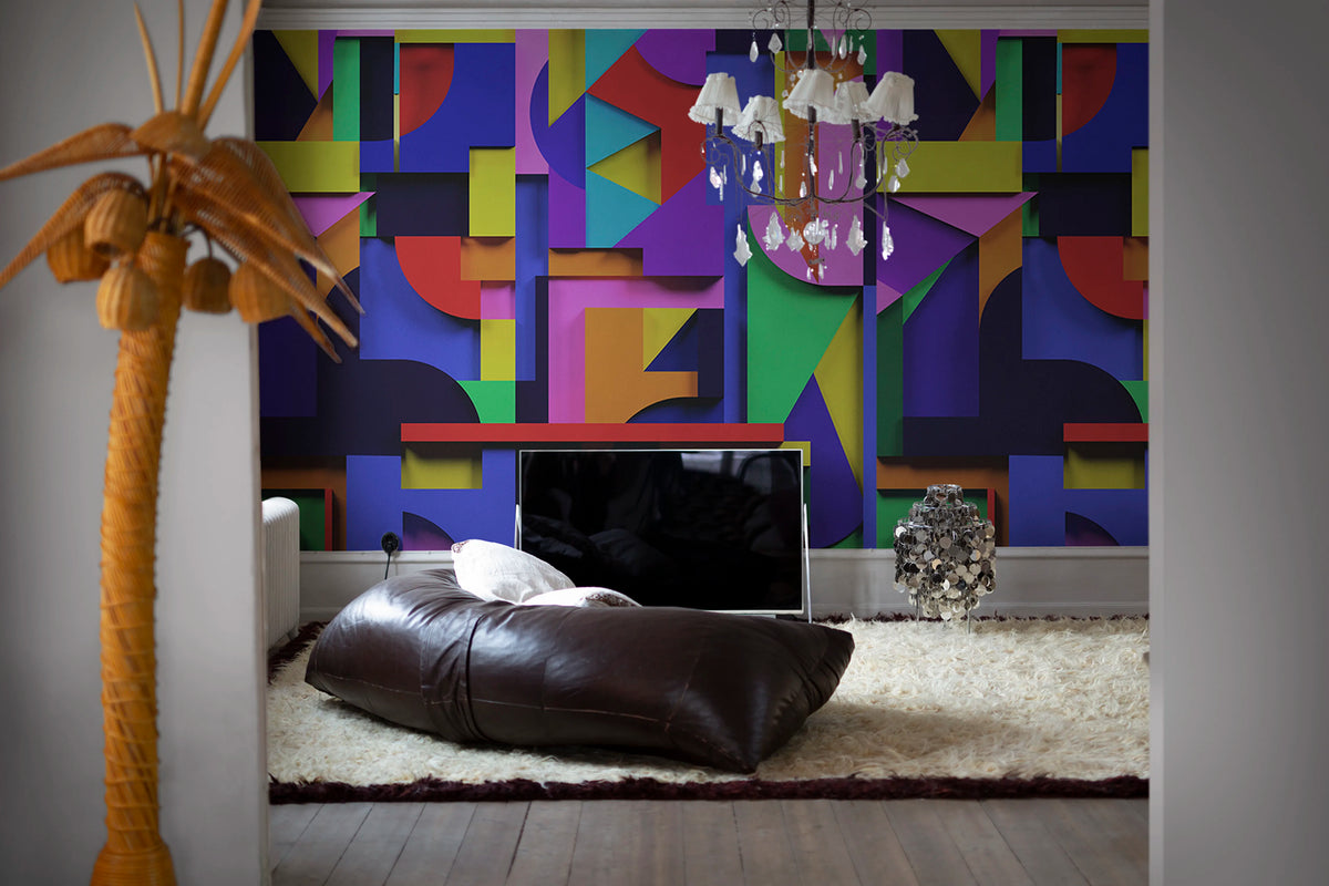 Caroline, Color Mural Wallpaper - room preview 02