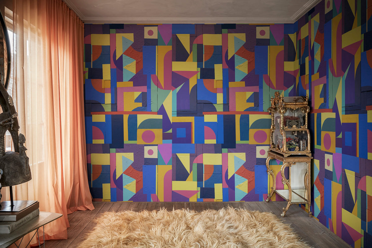 My Favorite Colors Mural Wallpaper - room preview 02