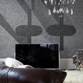 Birdseye, Graphite Mural Wallpaper - room preview 02