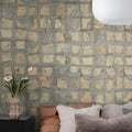 Gold Leaves Gold Mural Wallpaper - room preview 02