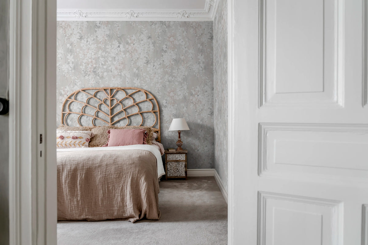 Wisteria, Pearl Mural Wallpaper - room preview 02