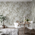 Blooming Garden, Pearl Mural Wallpaper - room preview 02