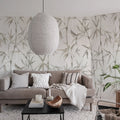 Bamboo Garden Pearl Mural Wallpaper - room preview 02