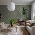 Seaweed & Stars, Green Mural Wallpaper - room preview 02