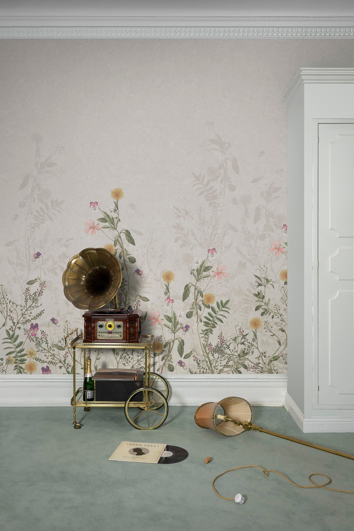 Stormy Meadow, Sand Mural Wallpaper - room preview 02
