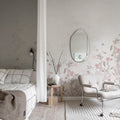 Stormy Meadow, Dusty Pink Mural Wallpaper - room preview 02